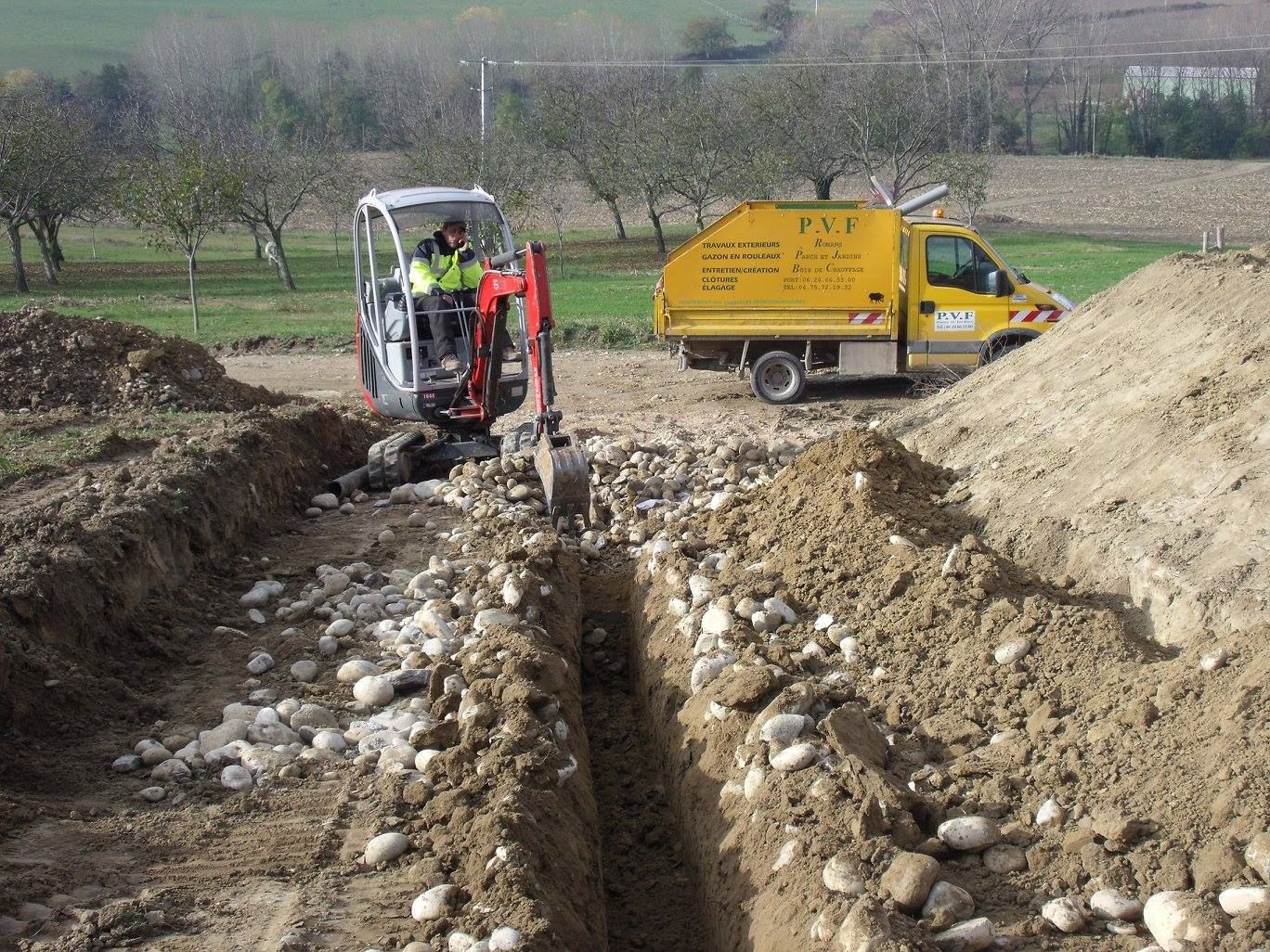 Travaux de terrassement