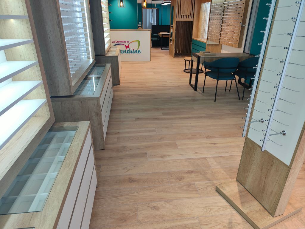 Carrelage sol  effet parquet