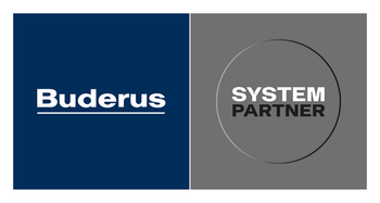 Buderus System Partner Plakette