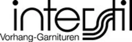 Logo for Interstil Vorhang-Garnituren in black. The letters 