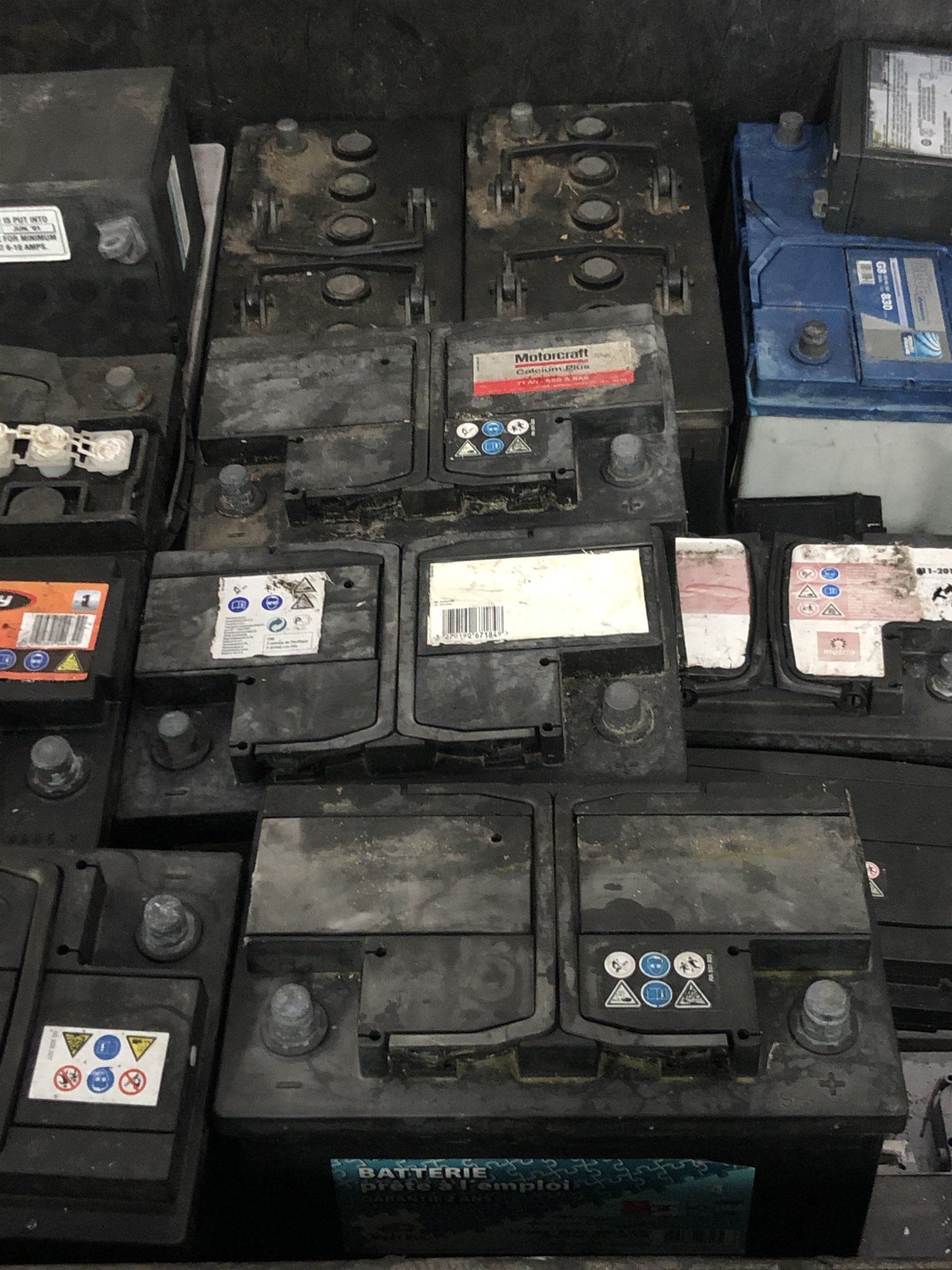 Batterie de voitures