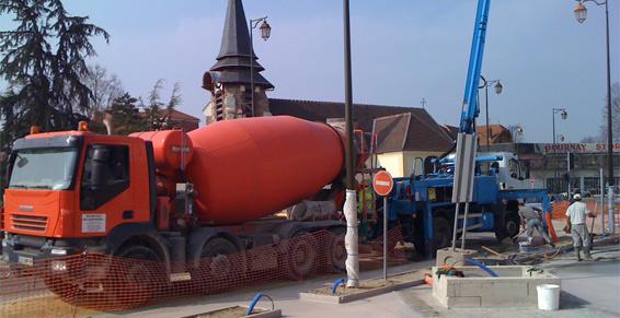 Application béton - Bétons drainants - Bétons lavés