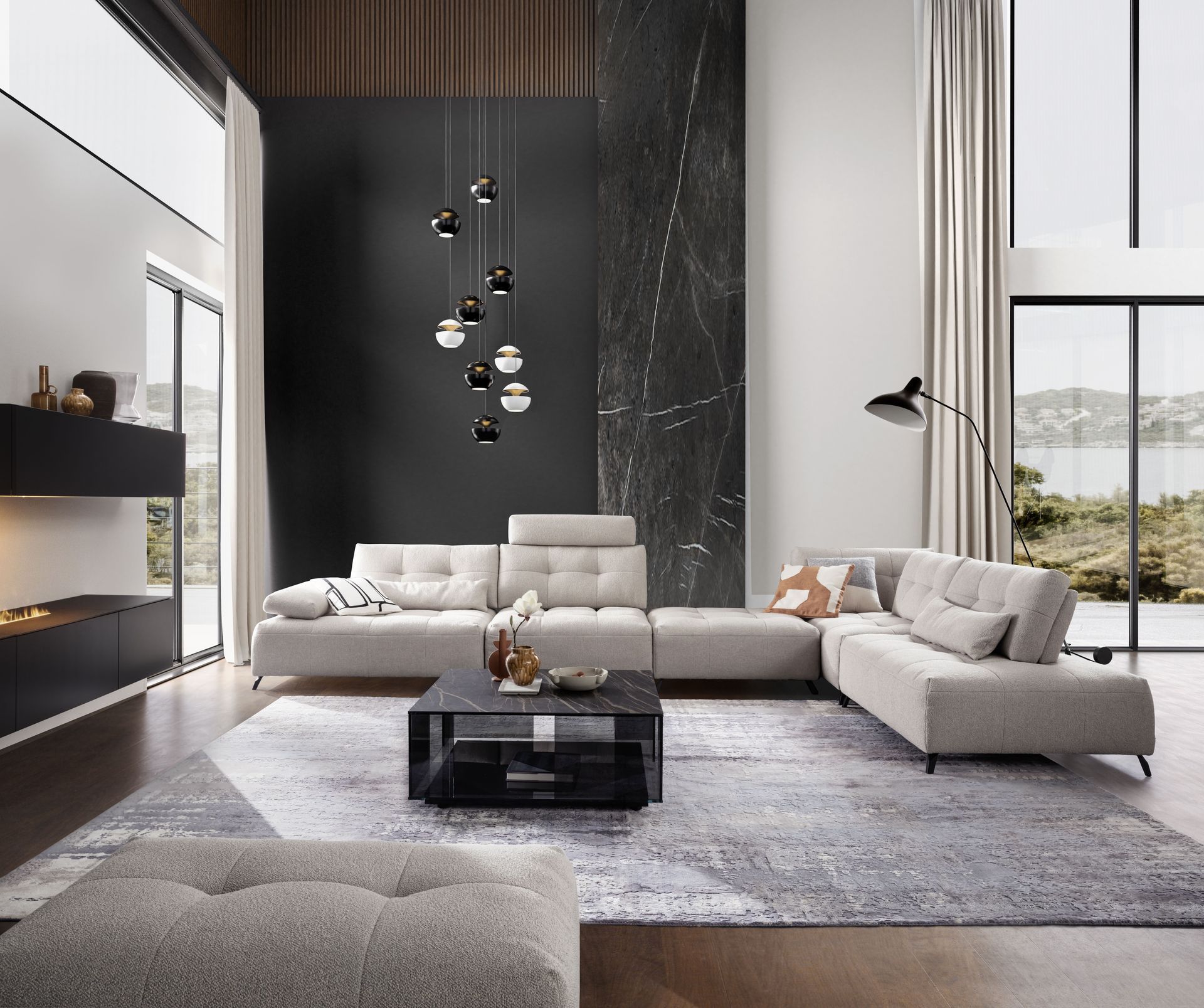 stilvolle Couch von Contur Einrichtungen