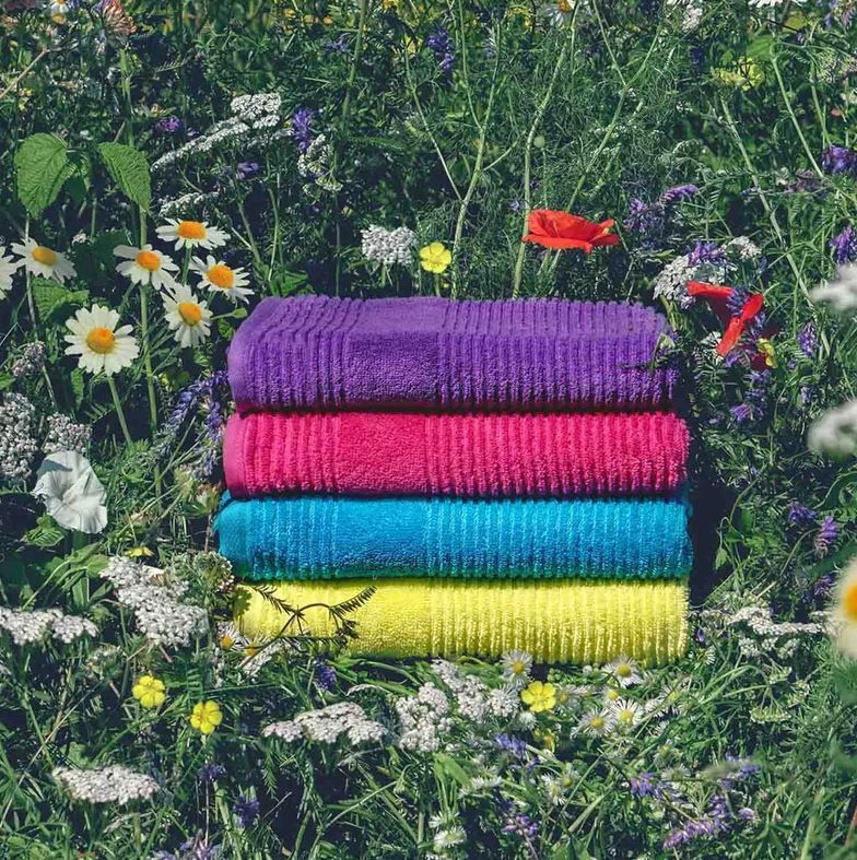 bunte Handtücher