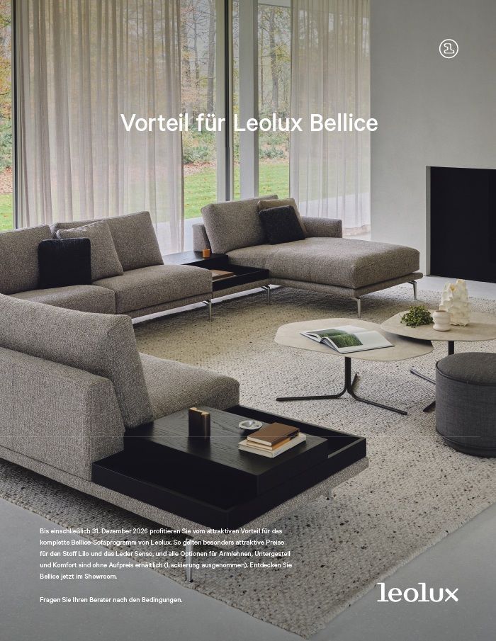 leolux Aktion - Bellice-Sofaprogramm leolux Aktion - Bellice-Sofaprogramm