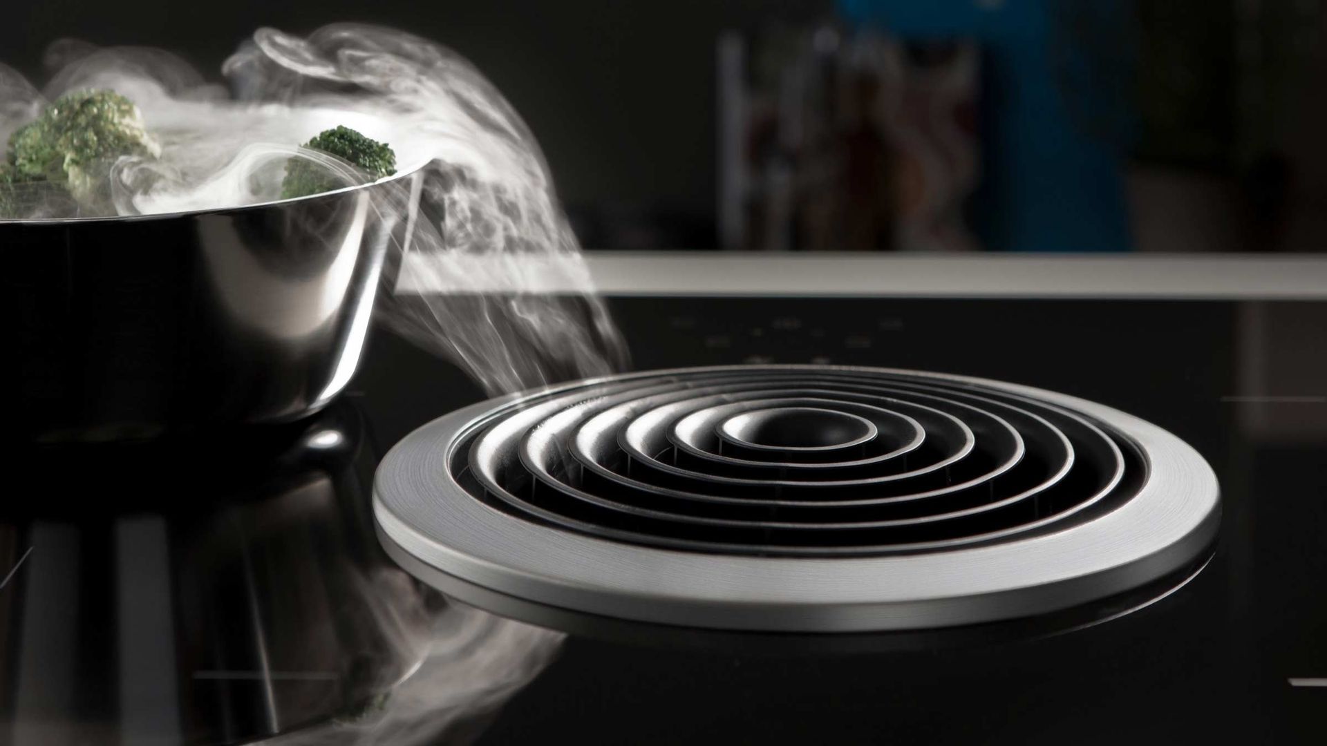 Nahaufnahme von Bora Dunstabzug