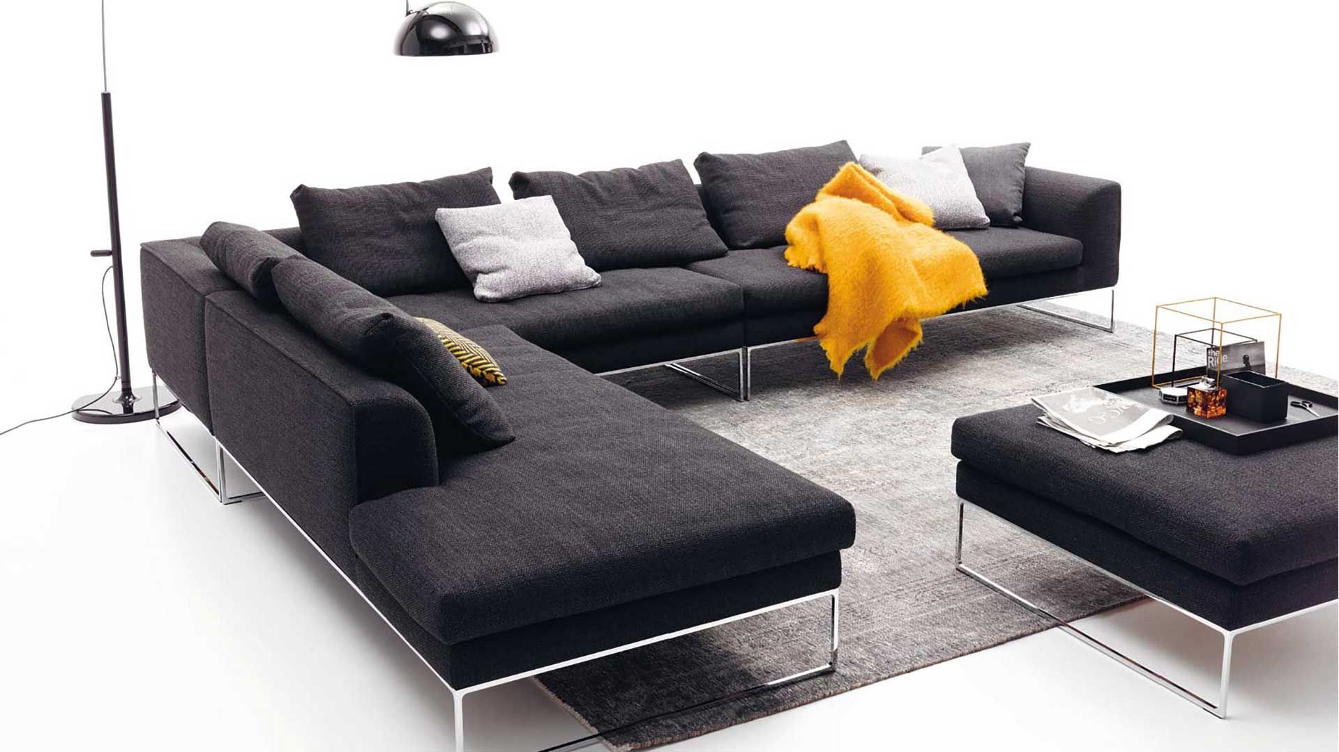 dunkelgraue Wohnlandschaft von COR