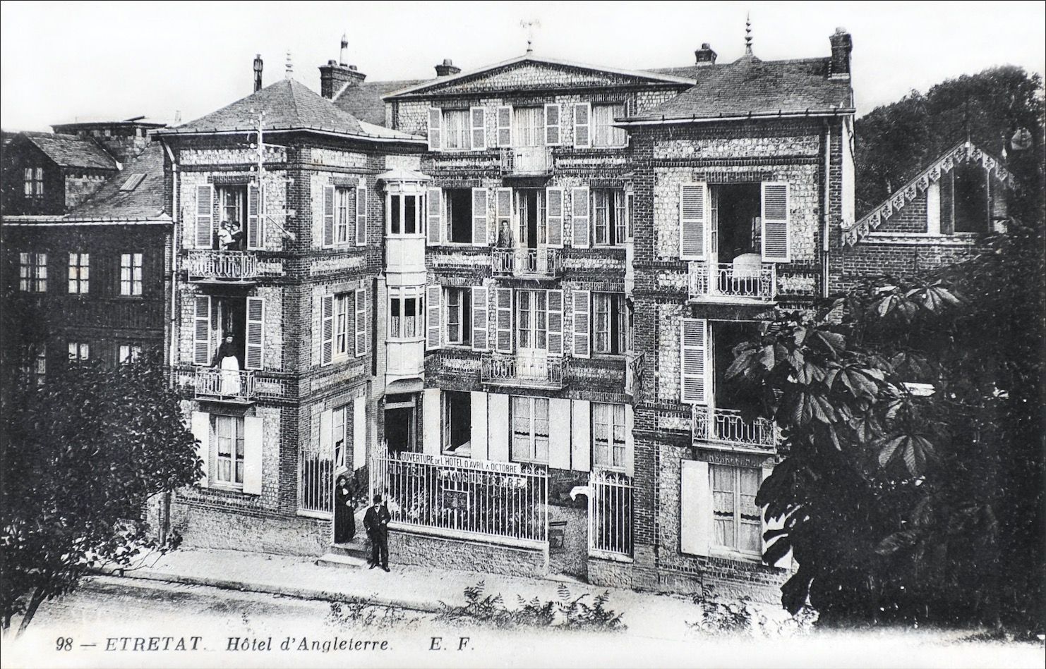 Hotel Angleterre Etretat 1950 style