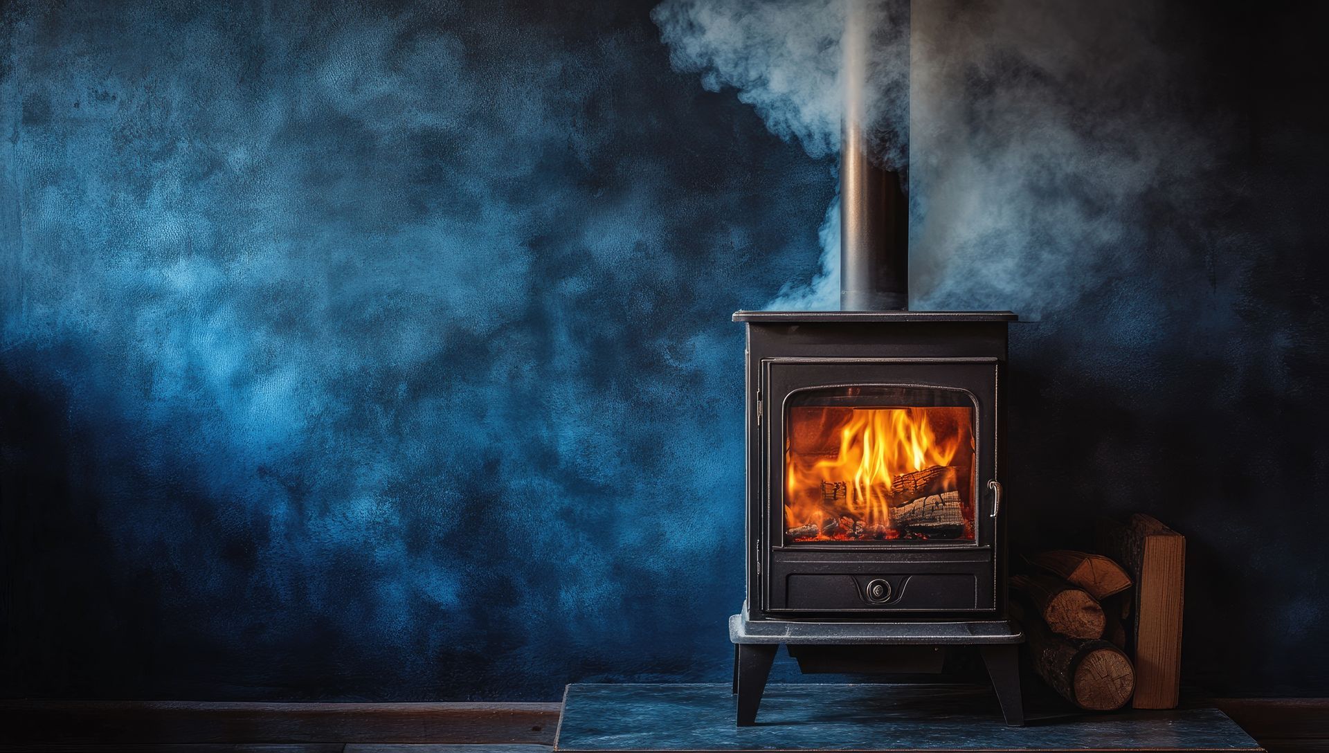 Un poêle à bois