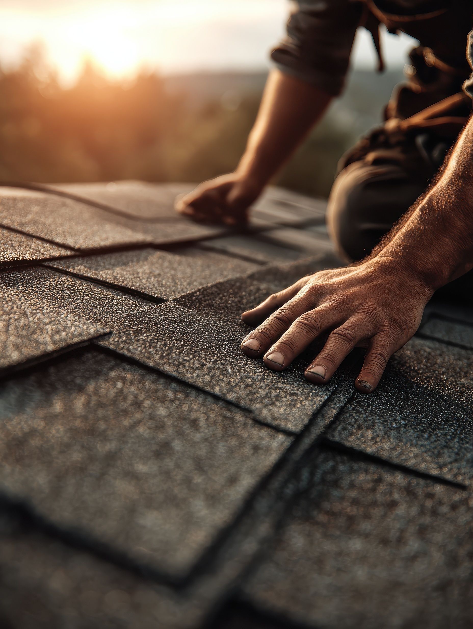 Travaux sur couverture en ardoise