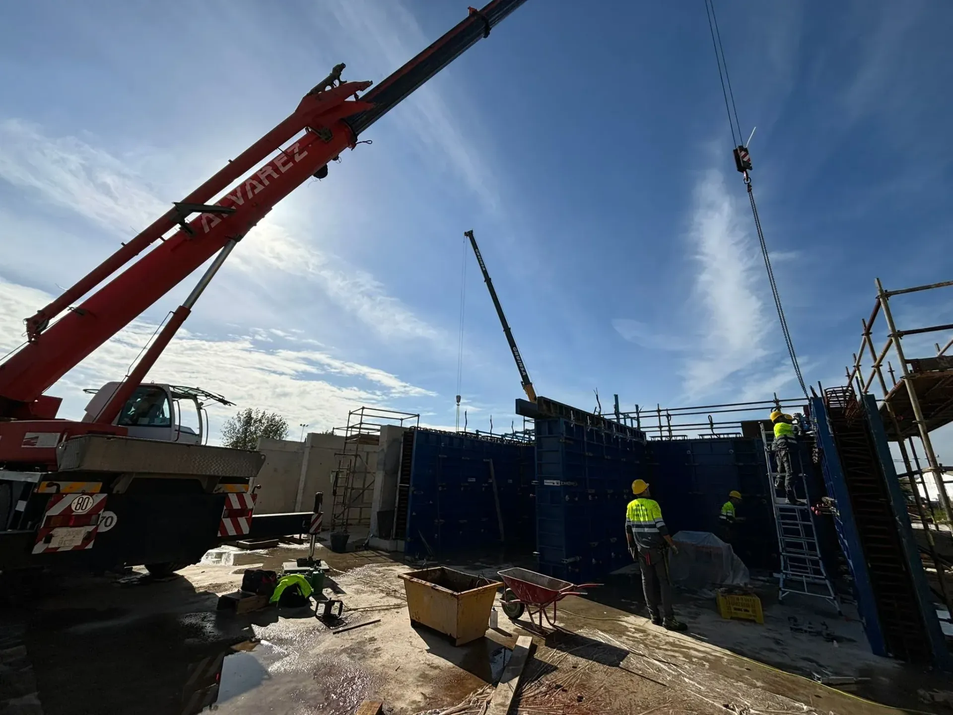 muros de contención en Sevilla