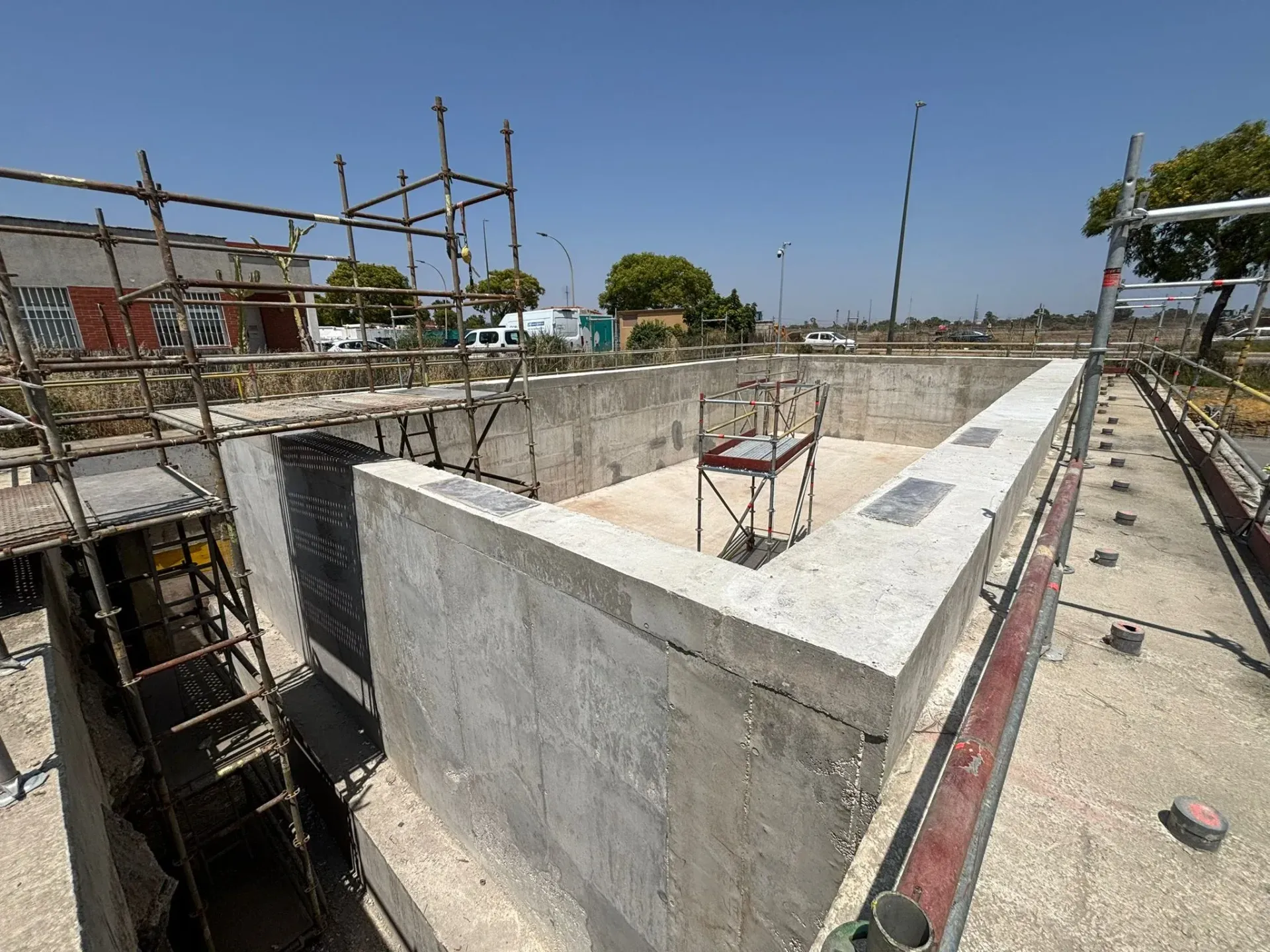 muros de contención en Sevilla