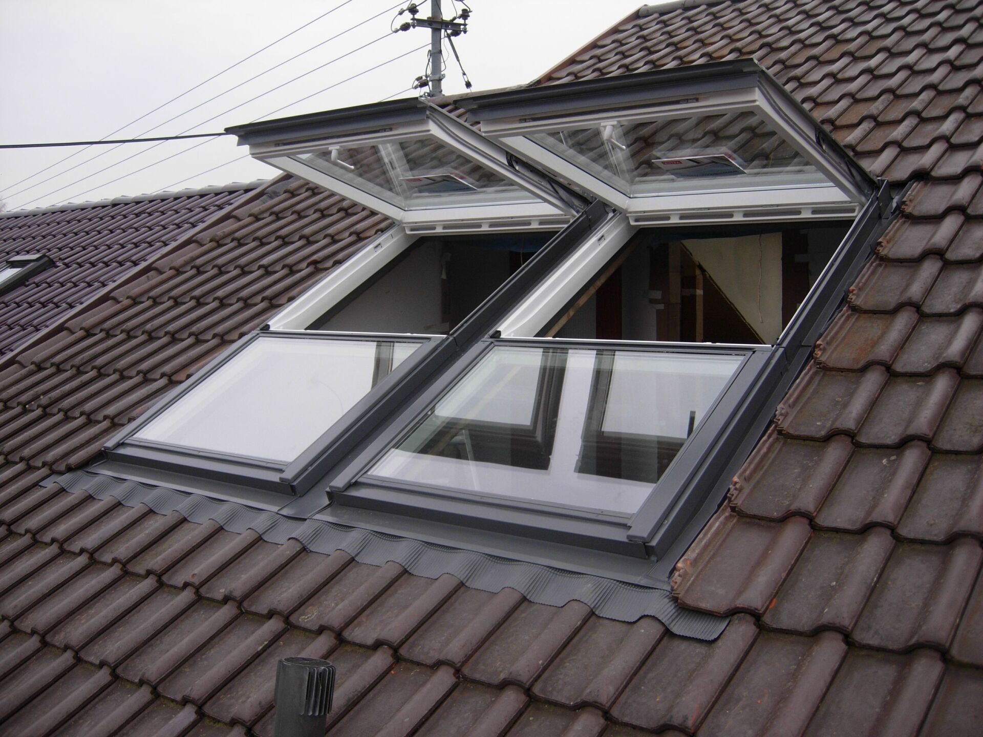 offene Dachfenster
