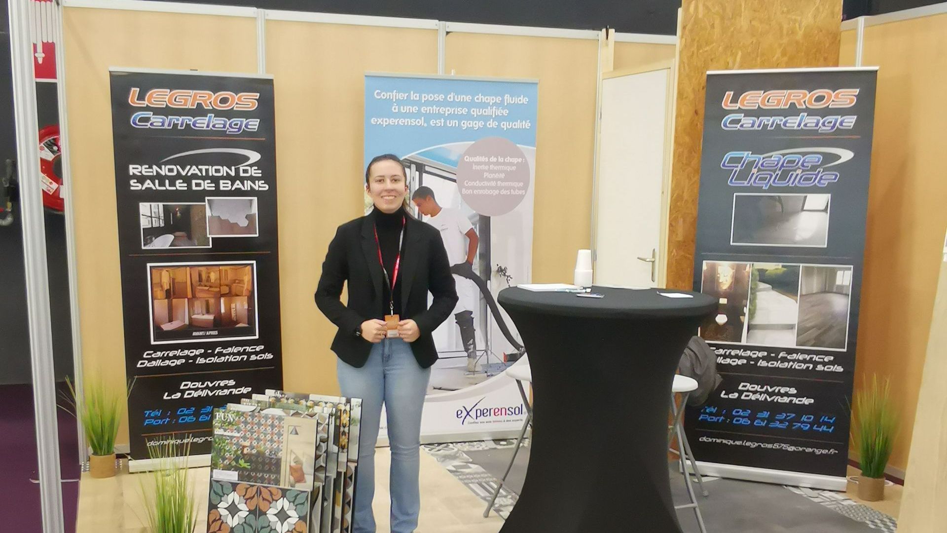 Représentante de Legros Carrelage