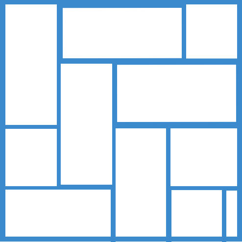 Schéma de pose en chevron