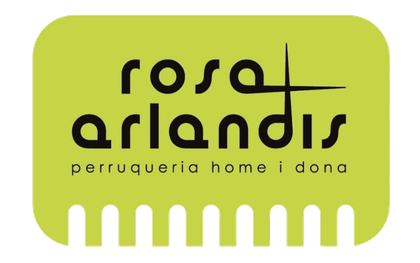 The logo for rosa arlandis peluquería hombre y mujer
