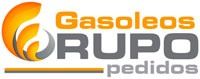 El logo de gasoleos rupo pedidos es naranja y gris.