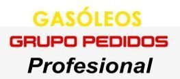 Un cartel amarillo y rojo que dice órdenes profesionales del grupo gasoleos