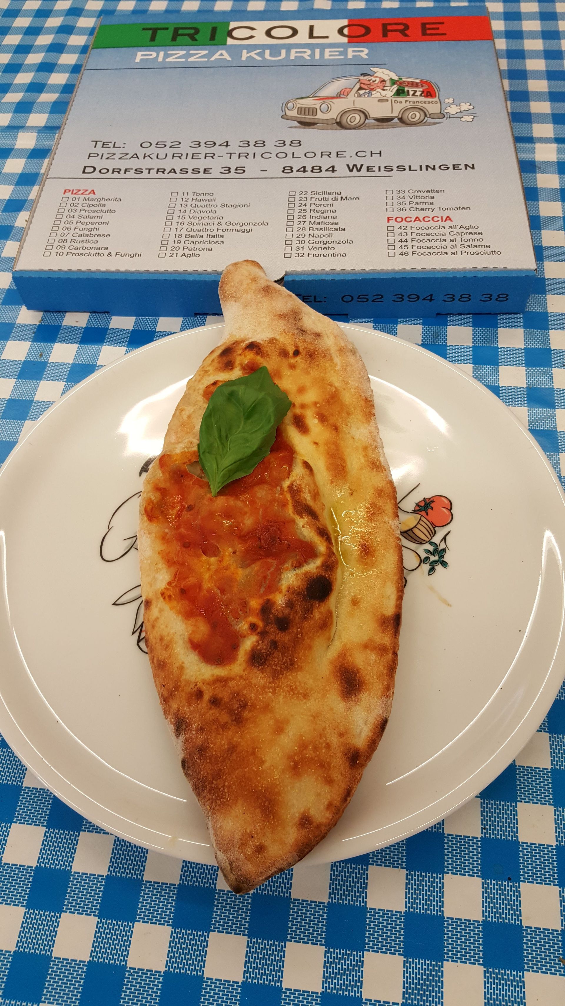 Gäste-Pizzakurier Tricolore da Francesco