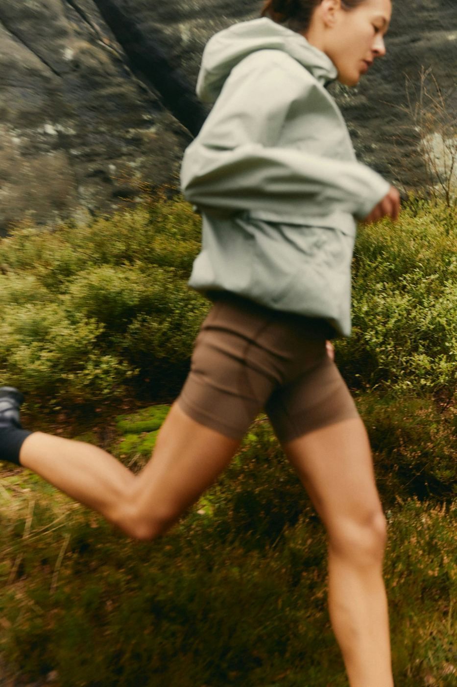 Placeholder: runner on a trail