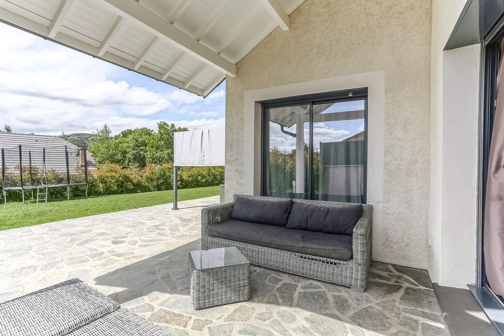 Aménagement d'une terrasse abritée
