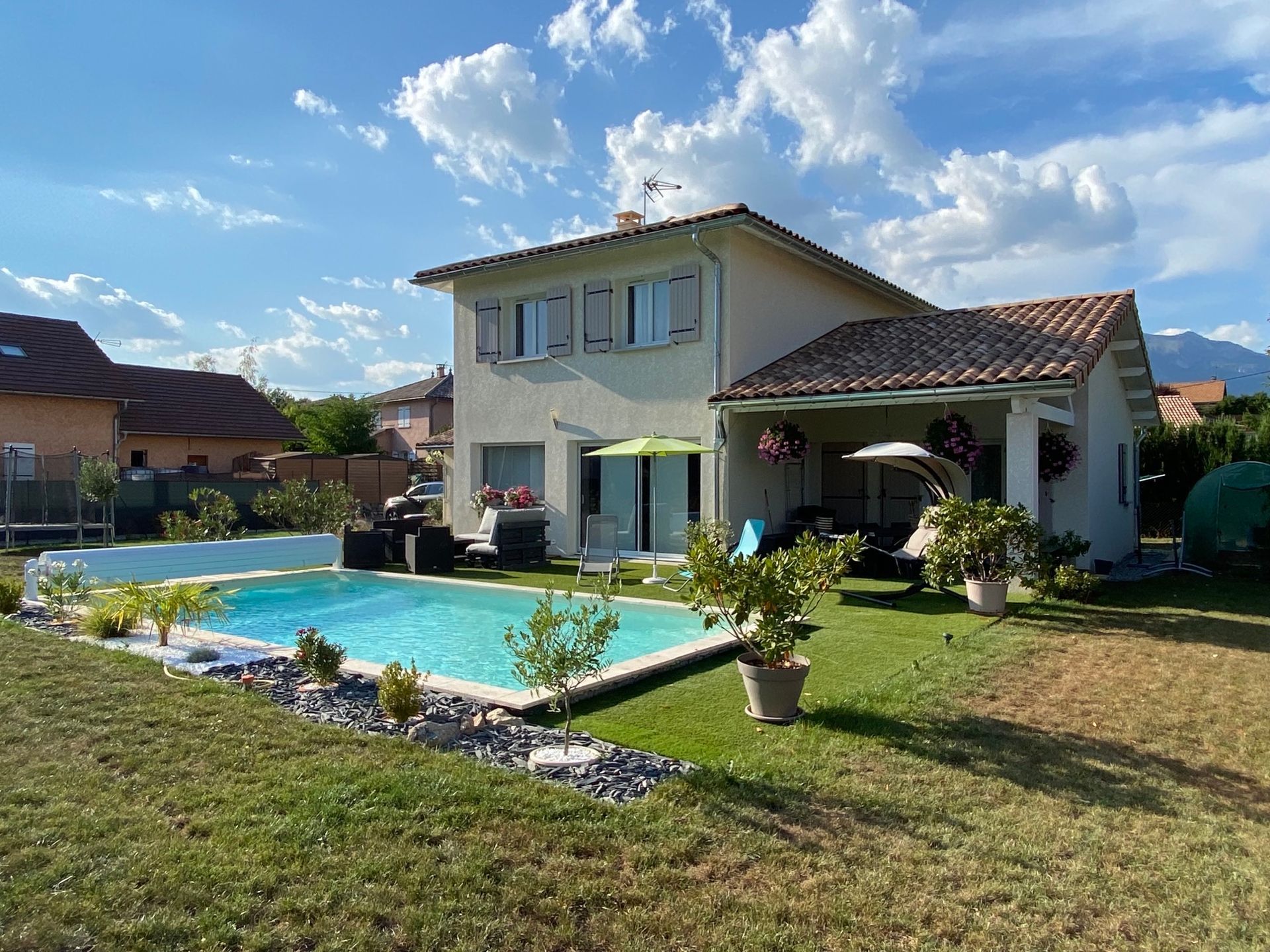 Construction d'une villa avec piscine