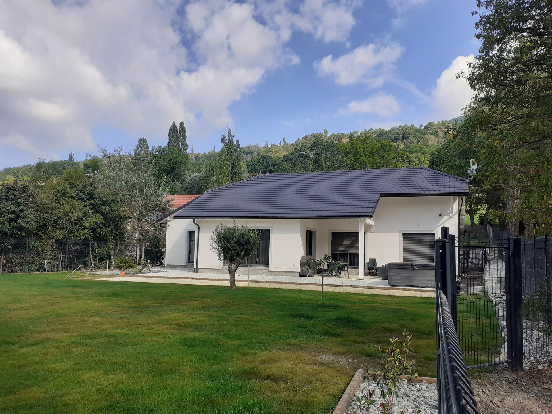 Édification d'une maison de plain-pied