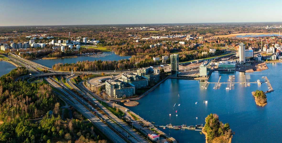 Espoon kiinteistöt ilmasta