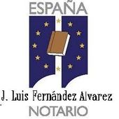 The logo for espana j. luis fernandez alvarez notario