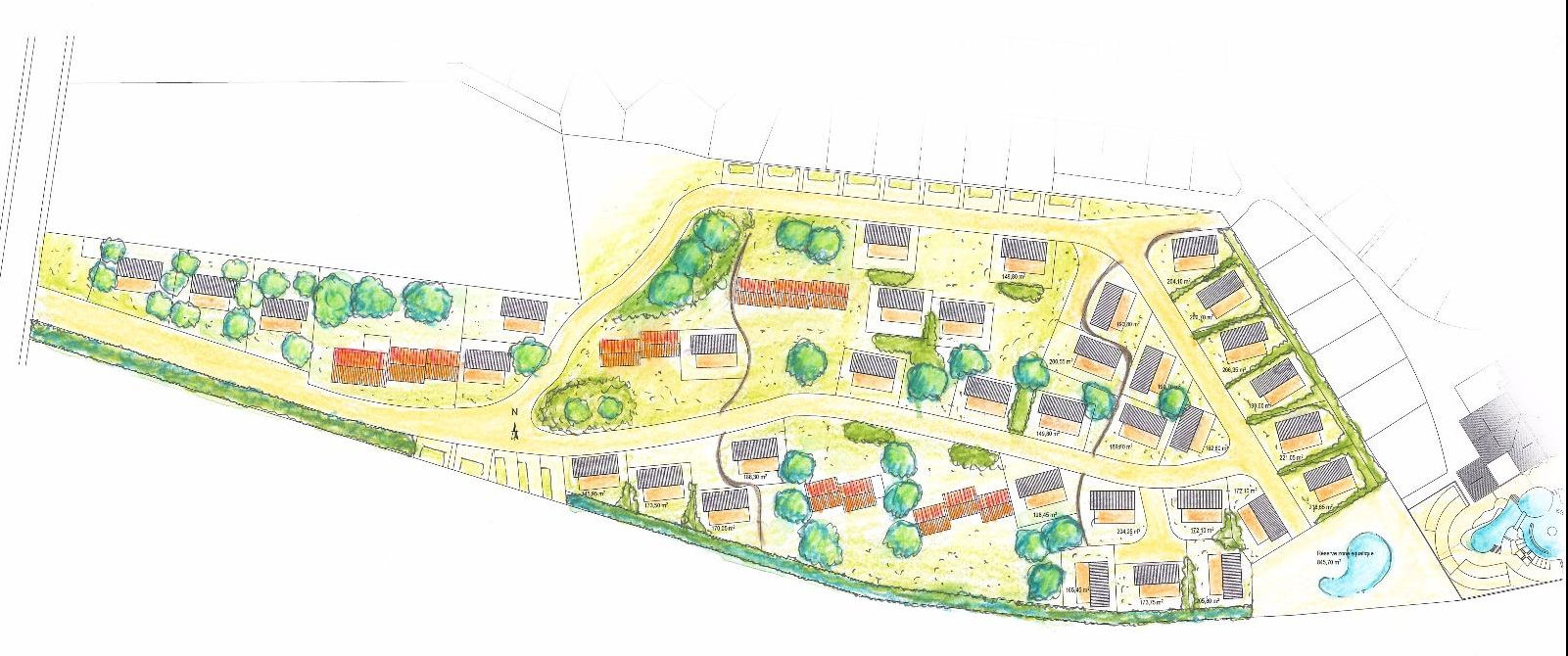 Aménagement d'un terrain de camping