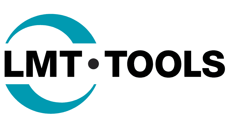 Un logotipo azul y negro para LMT Tools.