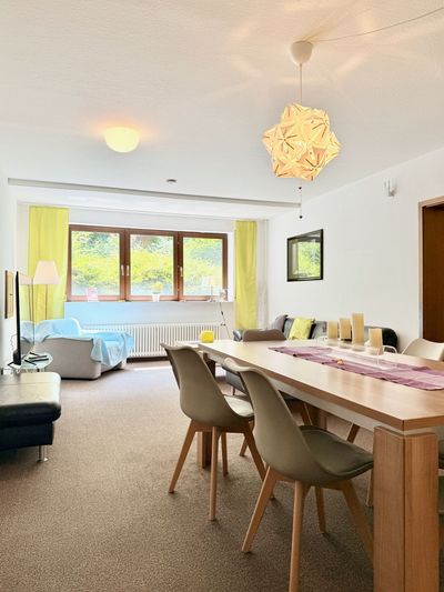 Wohnzimmer Kastanien-Lodge
