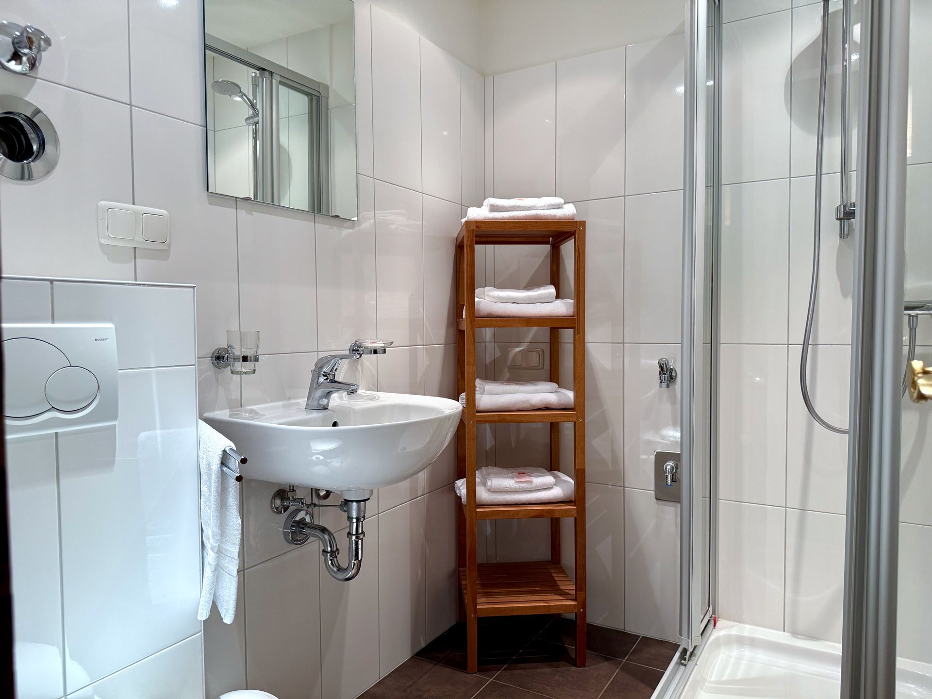 Badzimmer eines Maisonette-Apartments