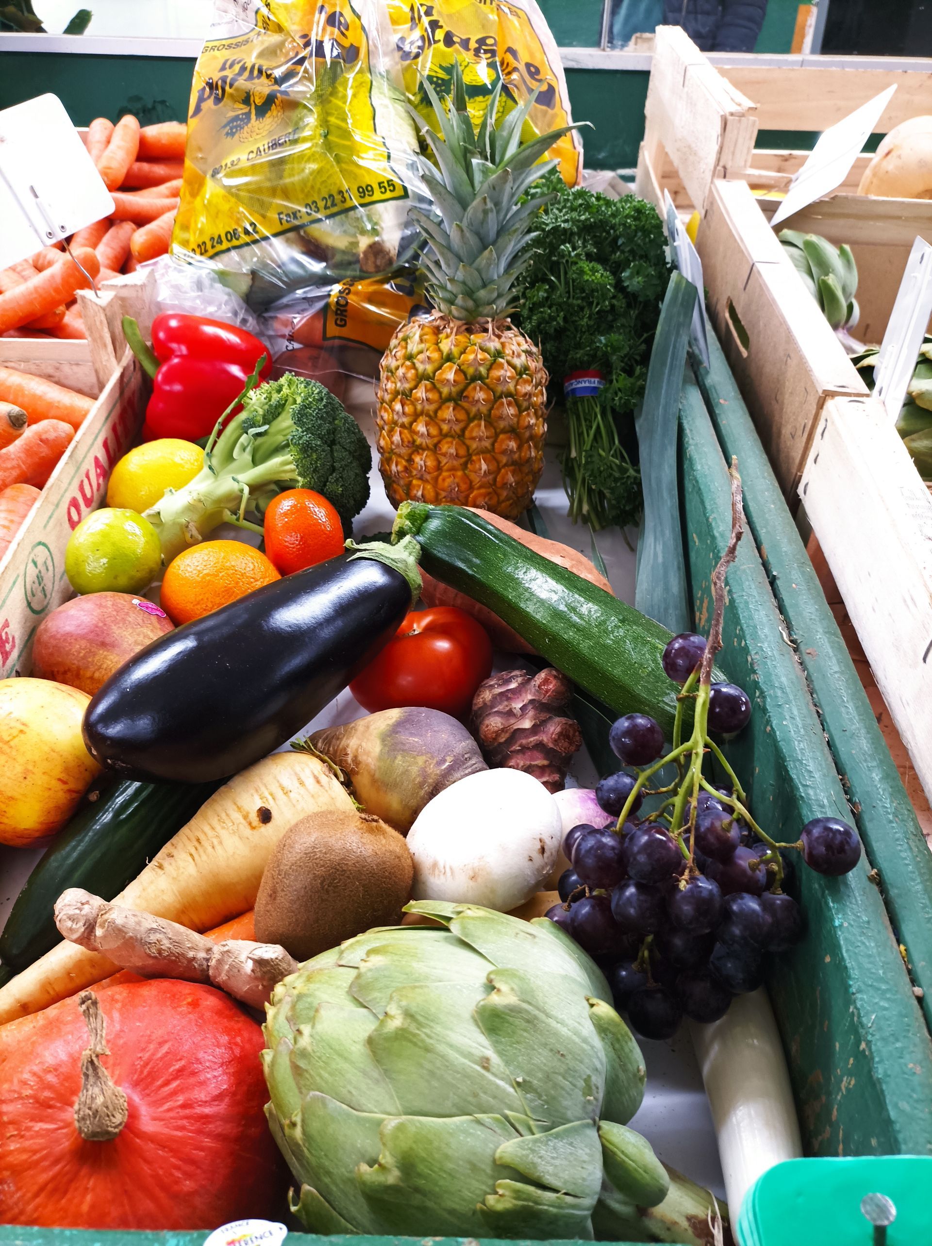 Fruits et légumes en vrac