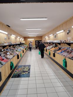 Allée de fruits et de légumes