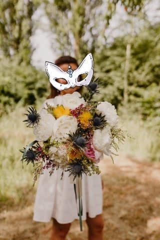 Bouquet de fleurs pour mariage