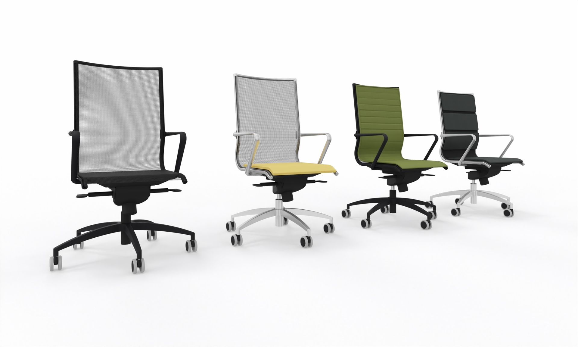 Design Bürostühle in verschiedenen Ausführungen