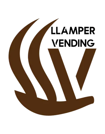 Un logotipo marrón y blanco para la venta de llamaper.