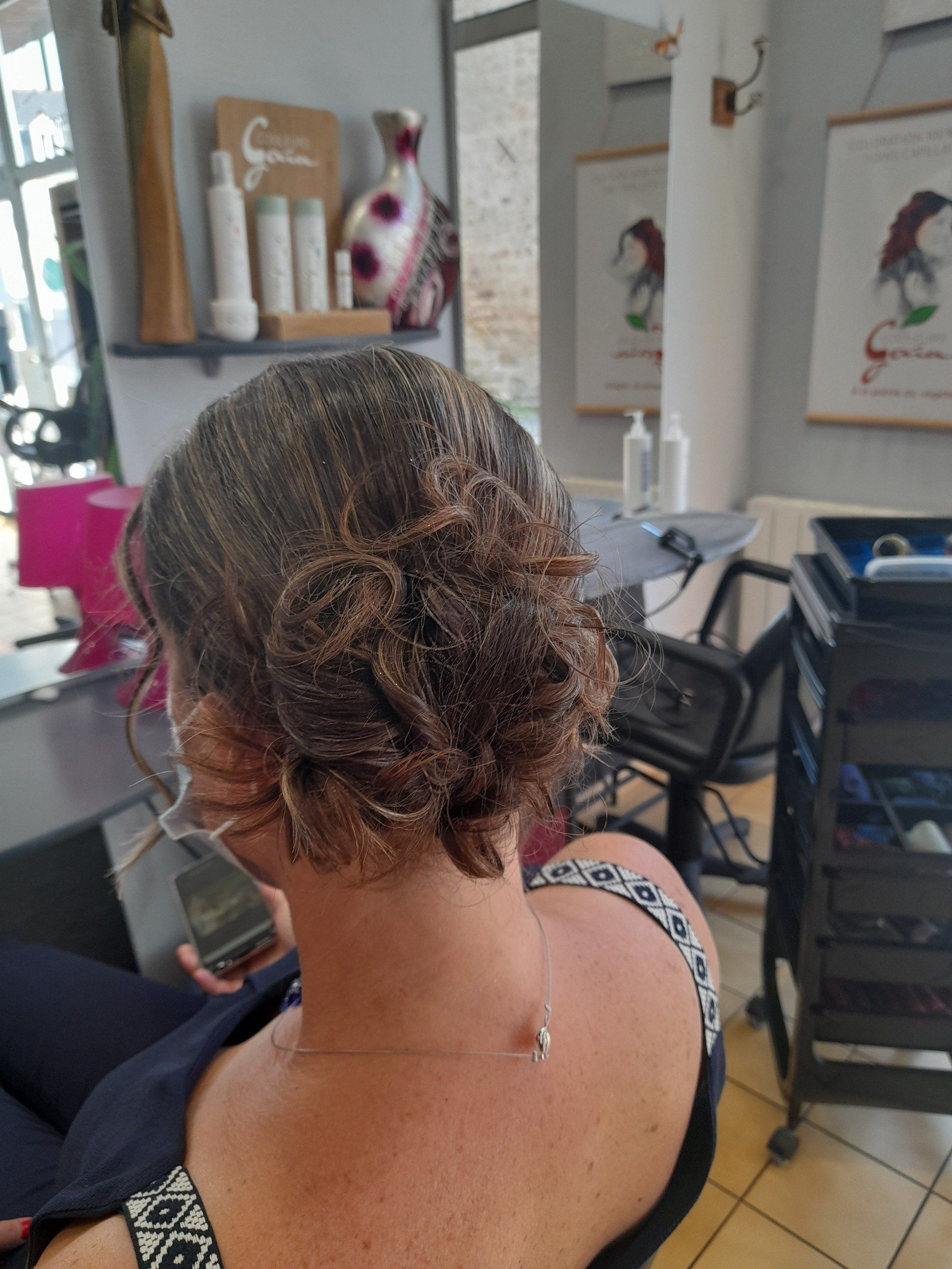 Chignon destructuré