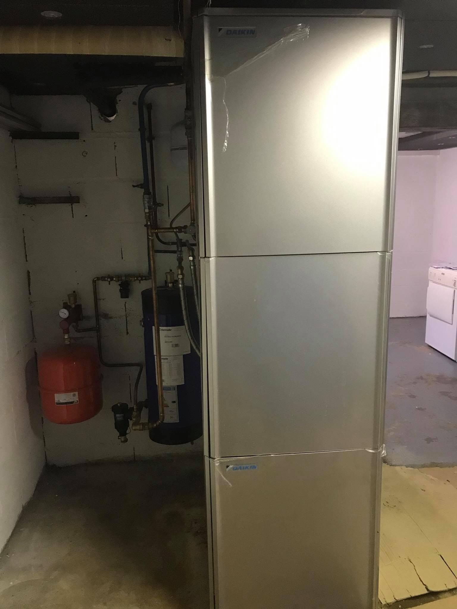 installation pompe à chaleur DAIKIN