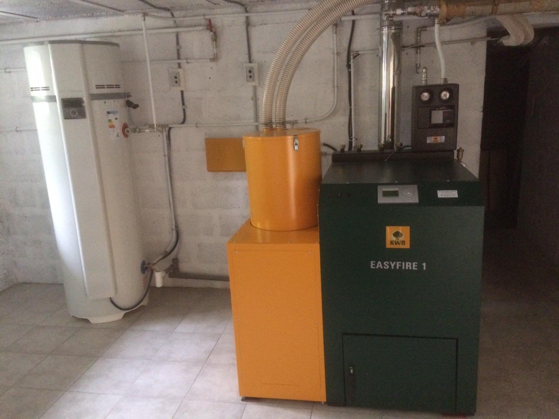 Installation Chaudière à granulés KWB