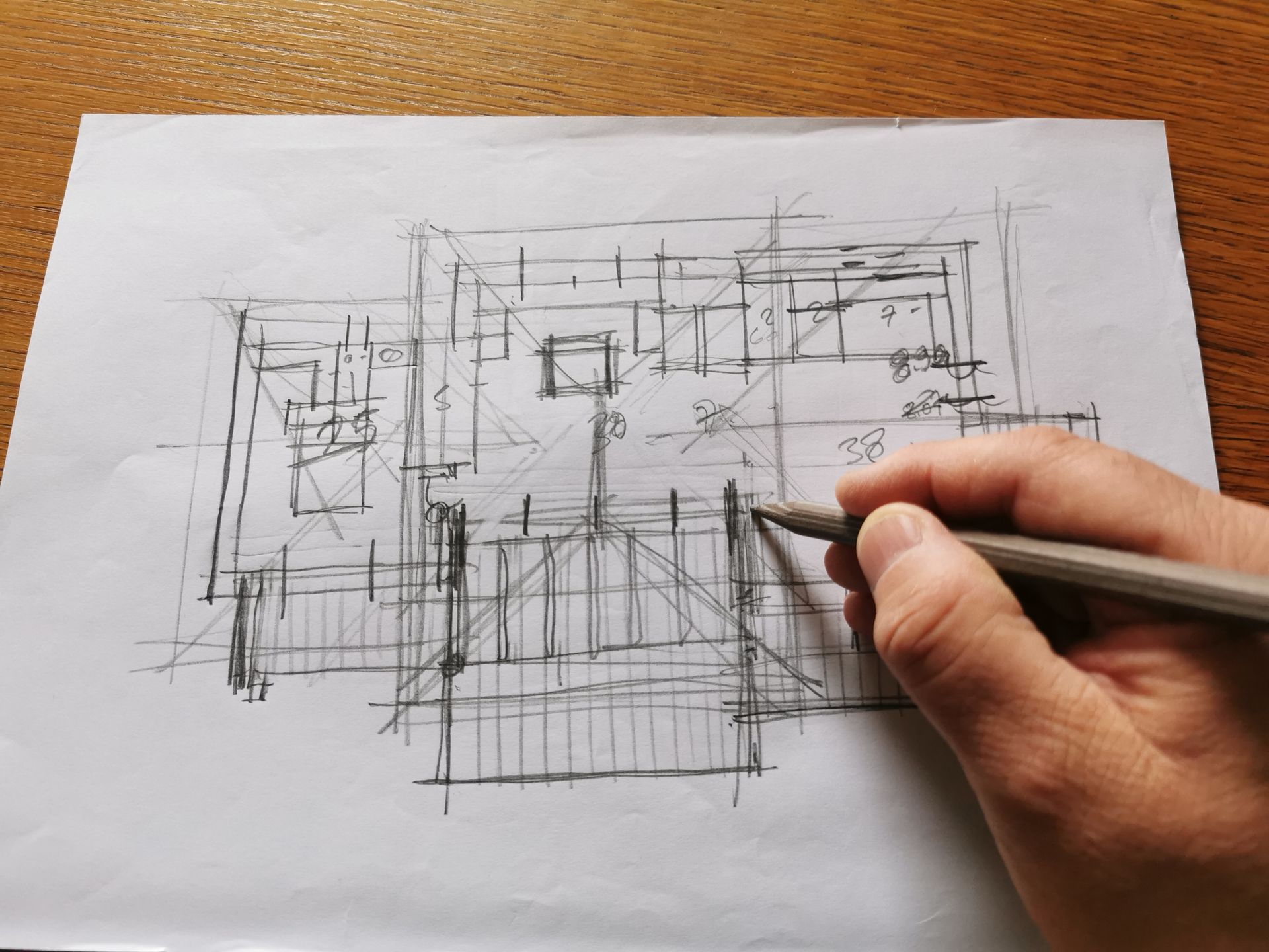 Des plans de construction manuels