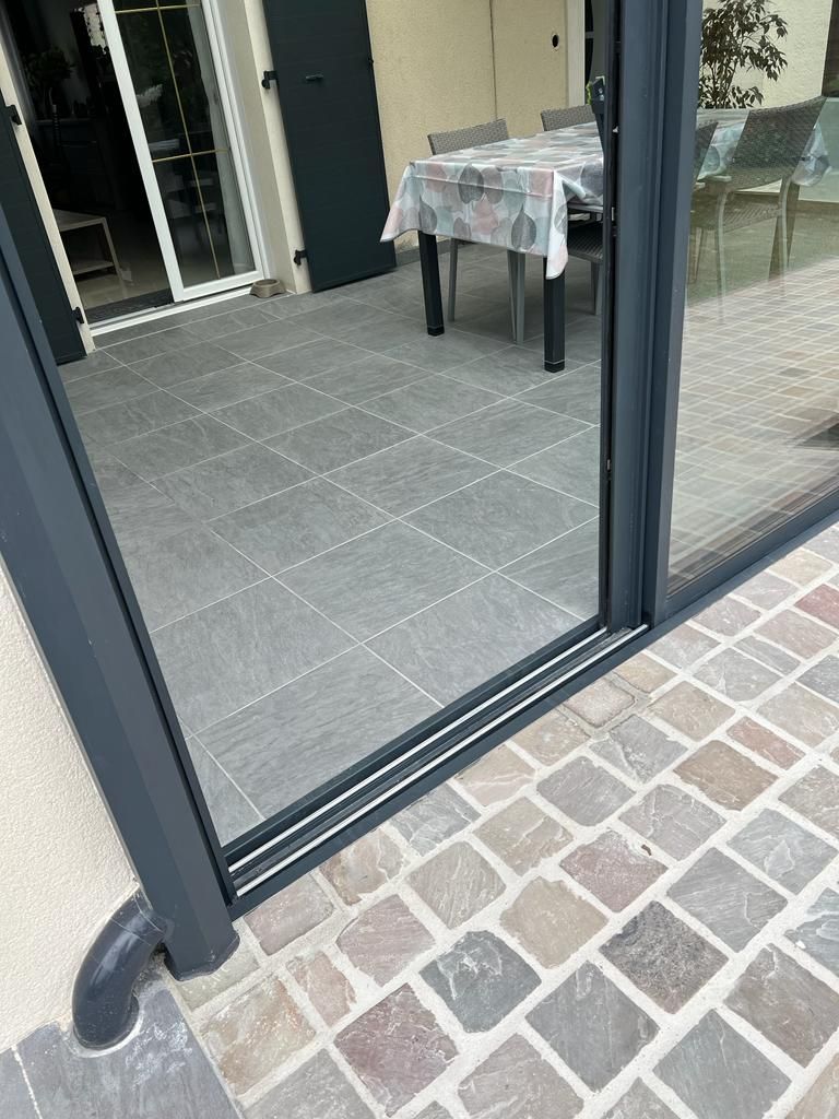 Ouverture d'une baie vitrée