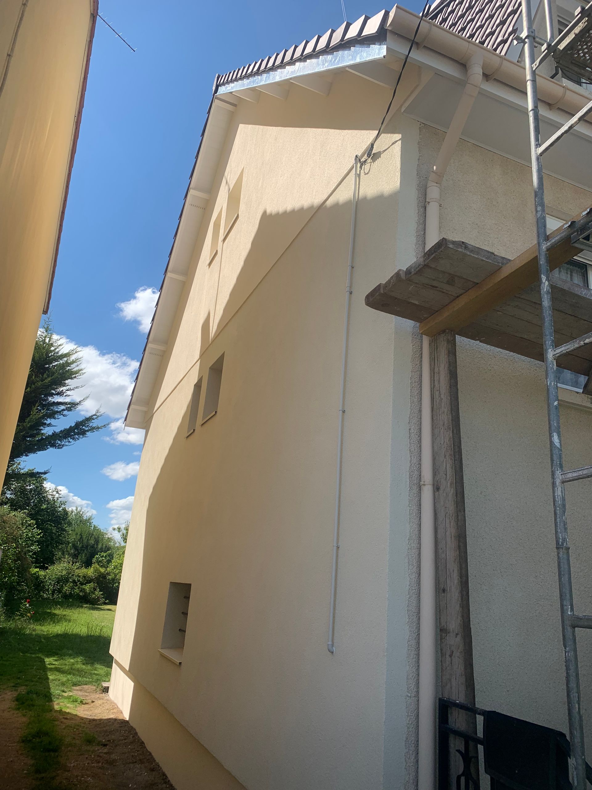 Une rénovation du façade de maison