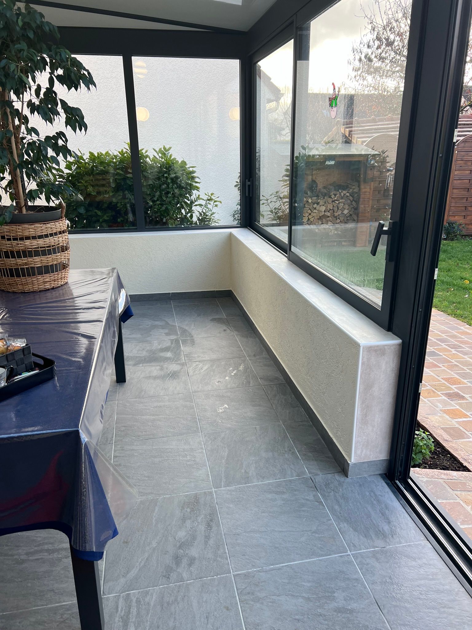 Intérieur d'une véranda