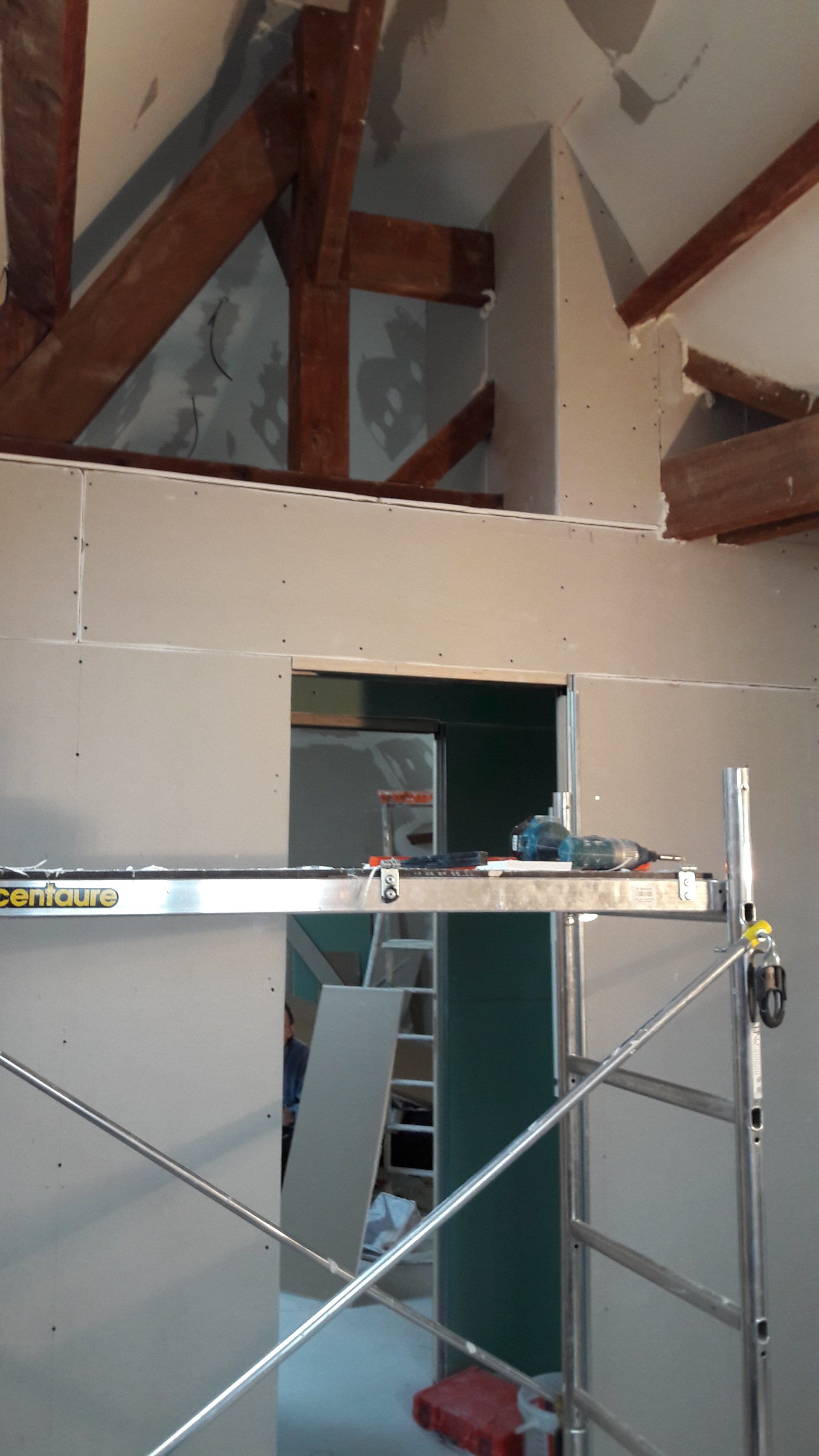 Cloisonnement des combles