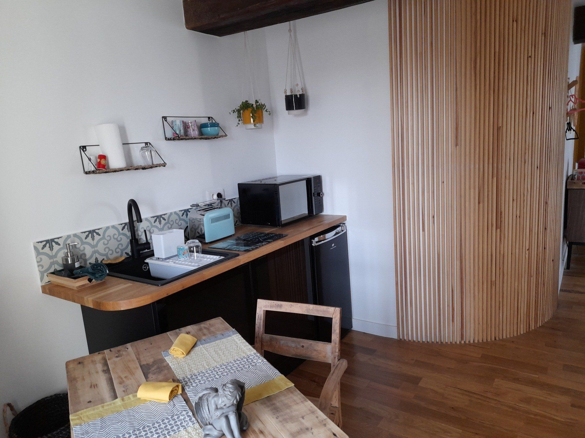 Cuisine avec cloison