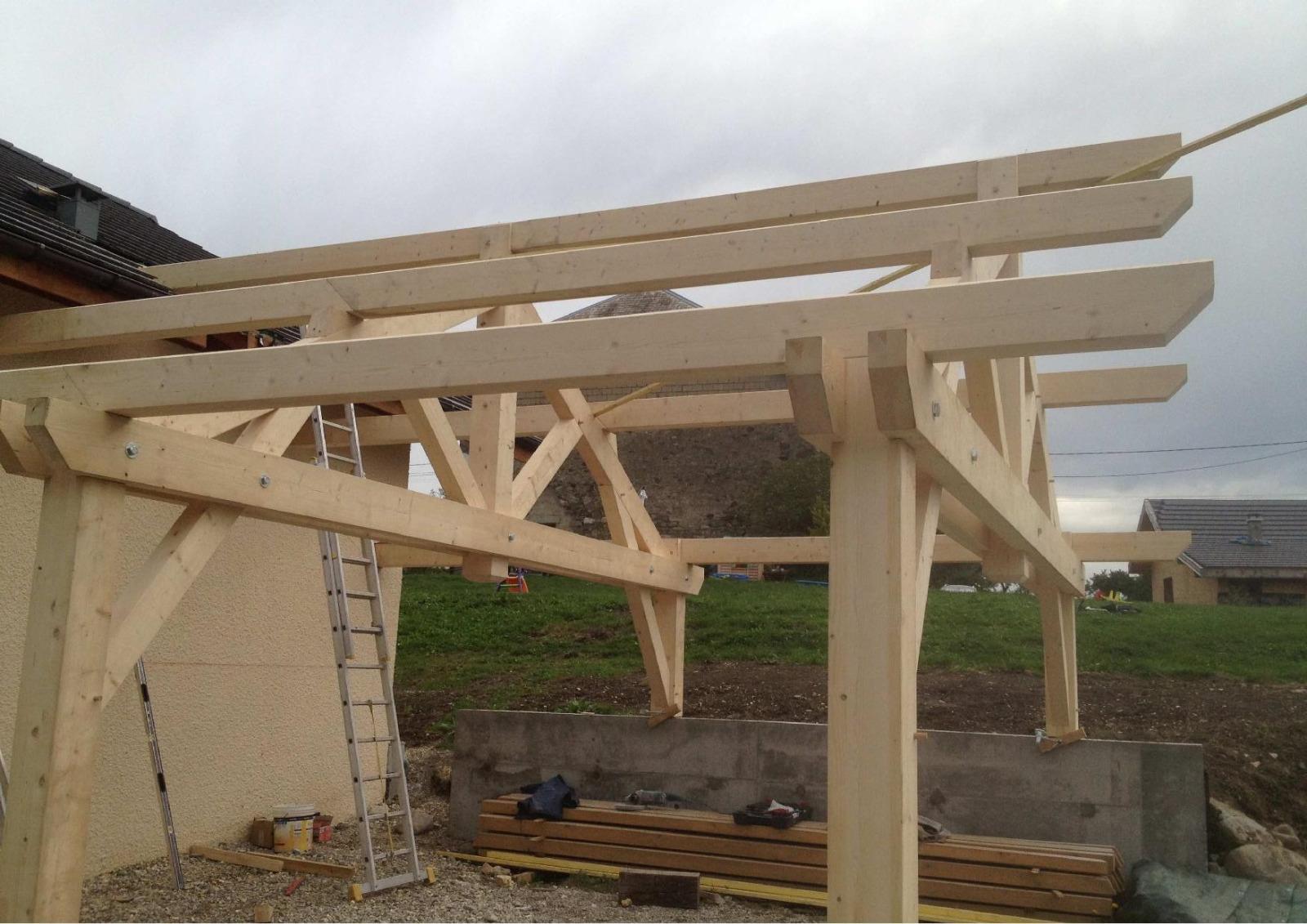 Montage abri de voiture