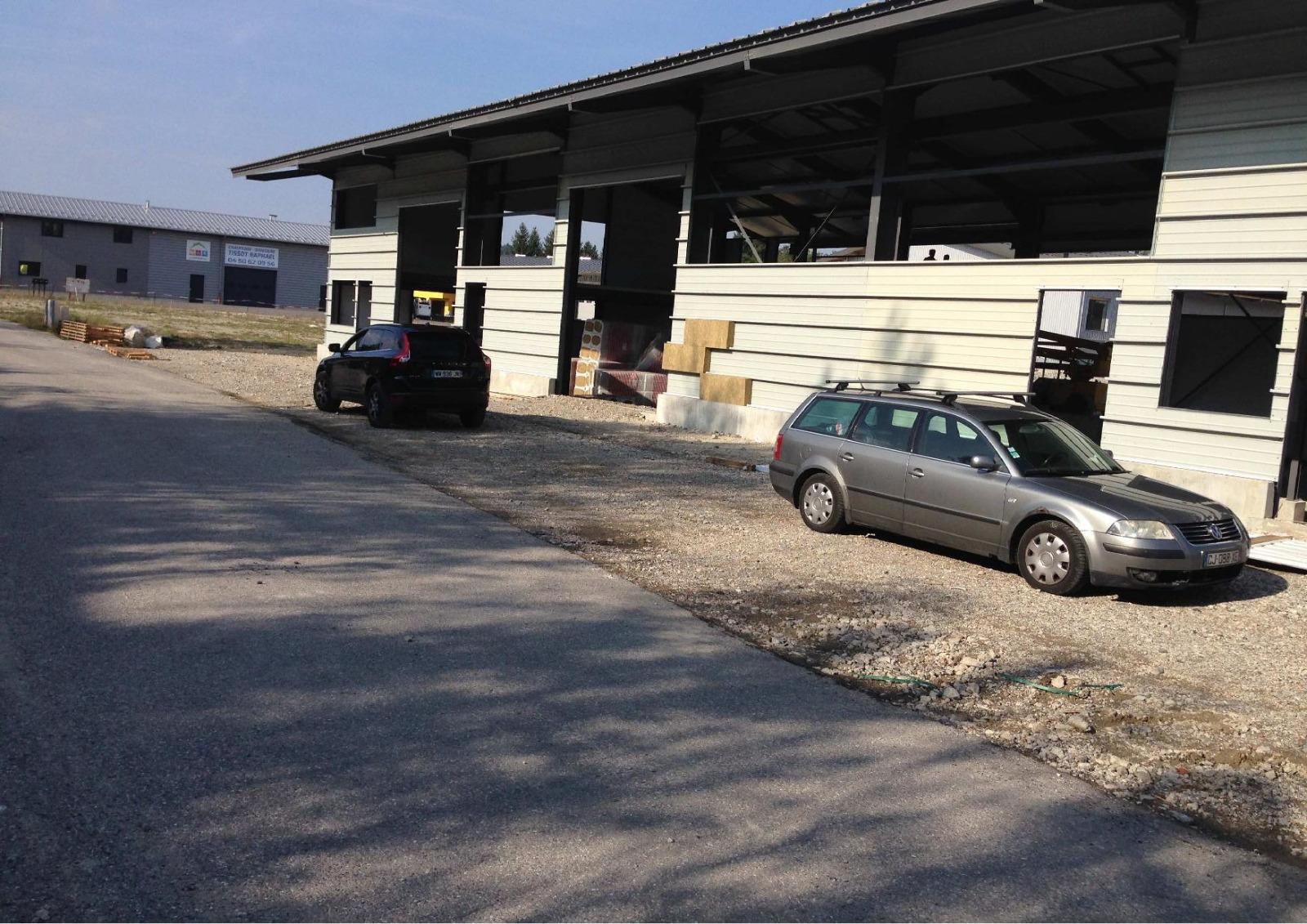 Notre futur atelier en construction