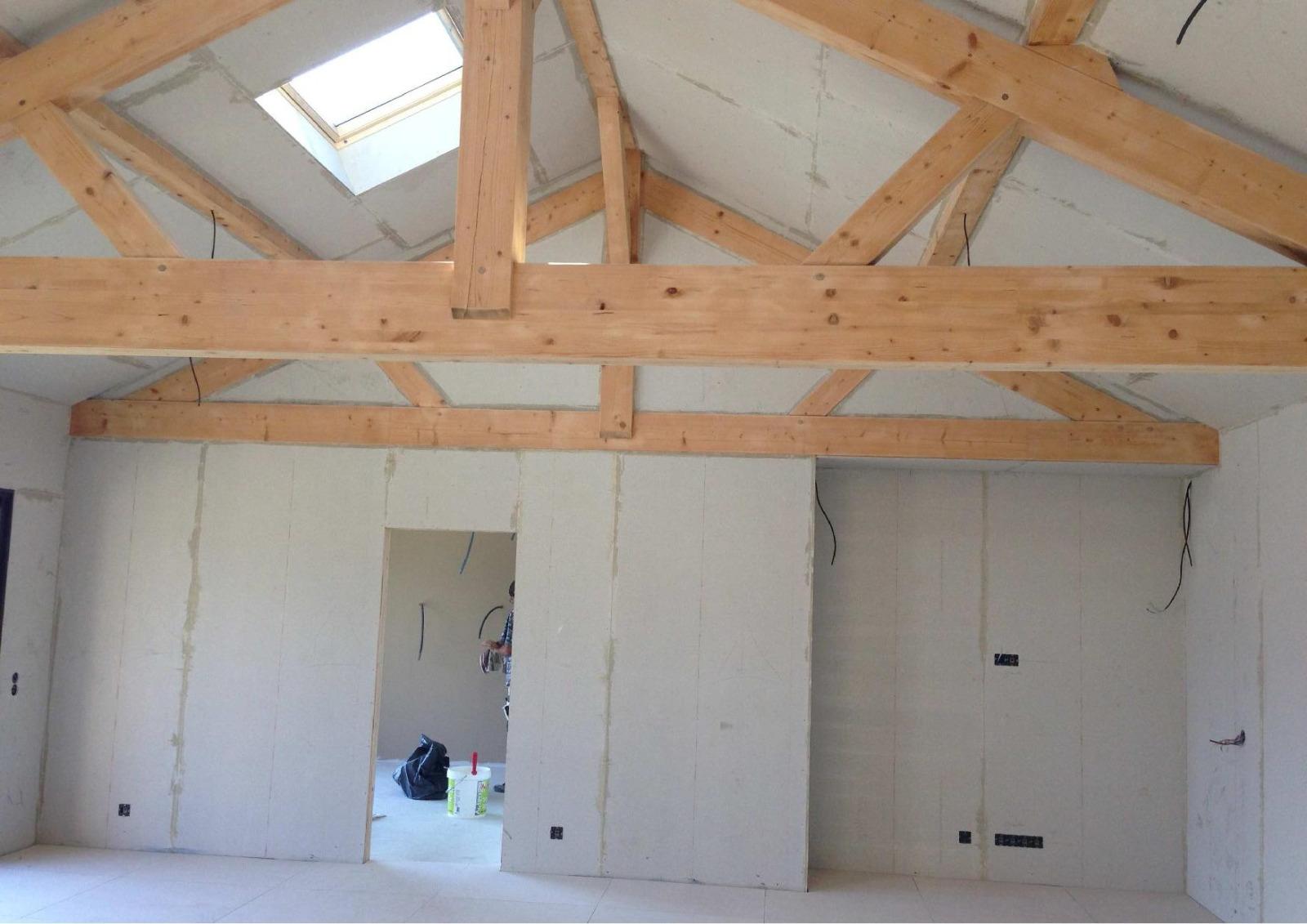 Intérieur en fermacelle